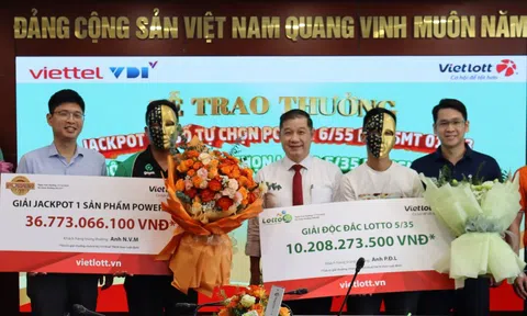 Cả nhà mất ngủ vì trúng độc đắc Vietlott gần 37 tỷ đồng