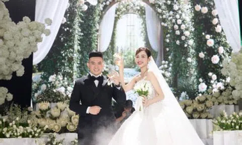 Tiệc cưới xa hoa của hoa hậu Đỗ Thị Hà và doanh nhân Nguyễn Viết Vương