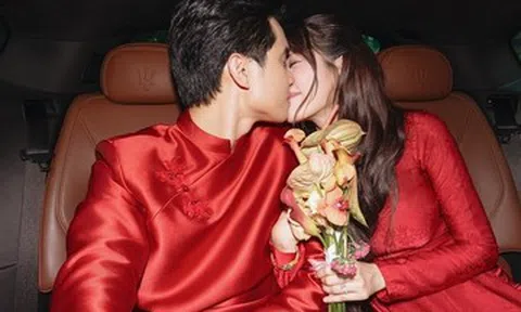 Quỳnh Châu rạng rỡ trong lễ vu quy với chồng chủ tịch