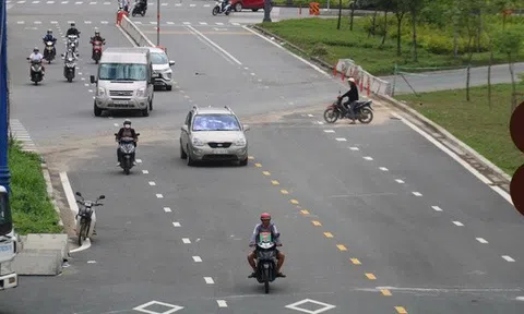 Vì sao đường song hành Võ Nguyên Giáp hoàn thiện đã gần 2 năm, nay mới chính thức thông xe?