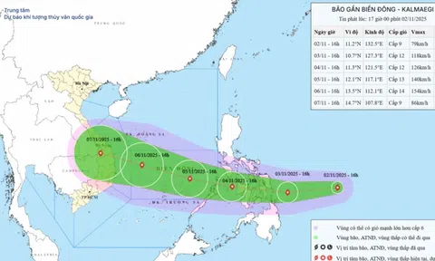 Bão số 13 cực kỳ nguy hiểm trên Biển Đông
