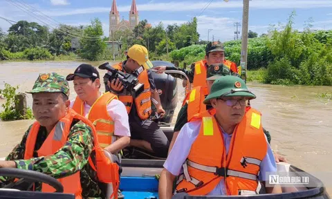 Lãnh đạo tỉnh Lâm Đồng vào vùng tâm lũ, chỉ đạo khẩn cấp hỗ trợ hộ dân bị ngập sâu