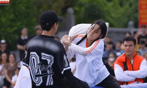 Trường Giang so tài với ‘em xinh’ cao 1m76, 'nổi đoá' khi bị đánh hội đồng