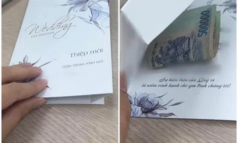 Mới đi làm được 2 ngày, cô gái nhận được thiệp cưới kẹp tờ 500 nghìn đồng cùng một lời dặn