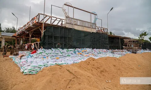 Đắk Lắk: Người dân hối hả phòng chống bão, tích trữ lương thực, tập kết cát chắn sóng ứng phó bão số 13