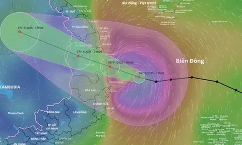 Bão số 13 giật cấp 17 chuẩn bị đổ bộ vào đất liền, nhiều nơi bắt đầu mưa to đến rất to