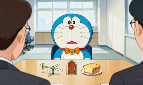 Nếu nhóm bạn Doraemon đi phỏng vấn xin việc: Nobita lại đến muộn, nhân vật tỏa sáng và đậu đầu tiên thì quá dễ đoán!