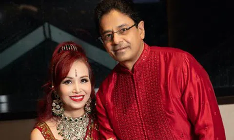 Hoa hậu Diệu Hoa lộng lẫy xuất hiện bên chồng doanh nhân