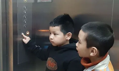 Vào thang máy, nhìn thấy hành xử này của những đứa trẻ, tôi liền biết ngay chúng được gia đình dạy dỗ rất tốt