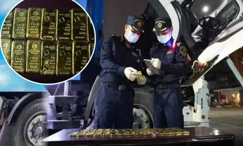 Tịch thu 30kg vàng trị giá hơn hơn 51 tỷ đồng được giấu trong 1 chiếc xe ô tô nhập cảnh