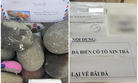 Bưu phẩm đặc biệt gửi qua đường bưu điện từ Hạ Long, tâm thư bên trong thùng xốp "gây bão" dư luận
