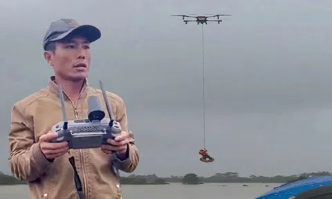 Chân dung người đàn ông dùng drone tải trọng 100kg kéo nạn nhân từ dòng nước xiết vào bờ