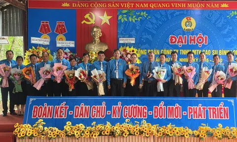 Công đoàn Cao su Bình Long đặt mục tiêu nâng thu nhập người lao động lên 13,5 triệu đồng/tháng