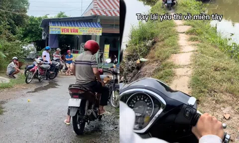 Nhìn cảnh này mới biết tại sao phụ nữ miền Tây 10 người hết 7 người không biết chạy xe máy