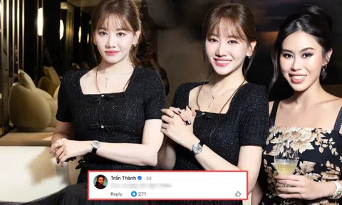 Hari Won lại khiến Trấn Thành phải lên tiếng