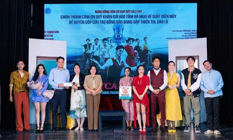 NSND Hồng Vân và nhiều nghệ sĩ chung tay ủng hộ đồng bào vùng lũ