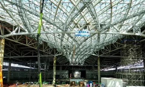 Bên trong nhà ga sân bay Long Thành trước ngày đón chuyến bay đầu tiên