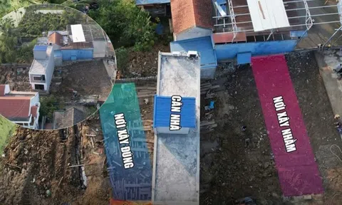 Diễn biến bất ngờ vụ xây nhầm nhà: Bất ngờ phát hiện ngôi mộ khi "thần đèn" di chuyển căn nhà, phải dừng lại làm lễ