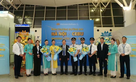 Vietnam Airlines khai trương đường bay thẳng đầu tiên kết nối Hà Nội - Cebu