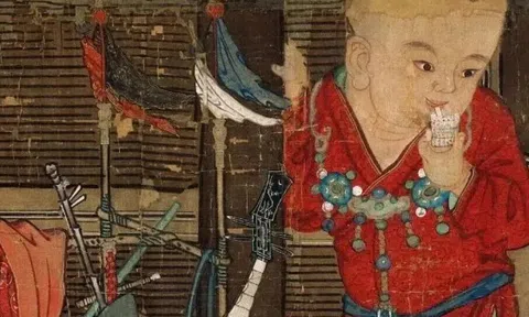 Phóng to tranh 10 lần thấy đứa trẻ ‘tương lai’ dùng ống hút, chuyên gia: Thứ đó đã có từ 1.200 năm trước