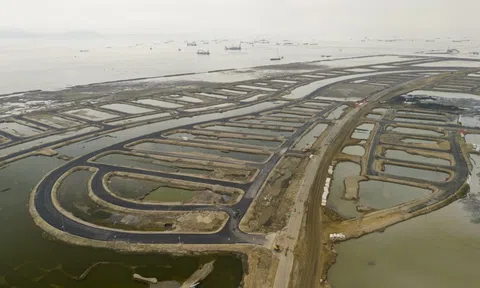 Hình hài khu đô thị lấn biển Cần Giờ sau hơn nửa năm khởi công