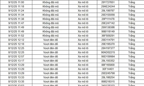 182 chủ xe máy, ô tô được phát hiện qua camera AI có biển số sau nhanh chóng nộp phạt nguội theo Nghị định 168