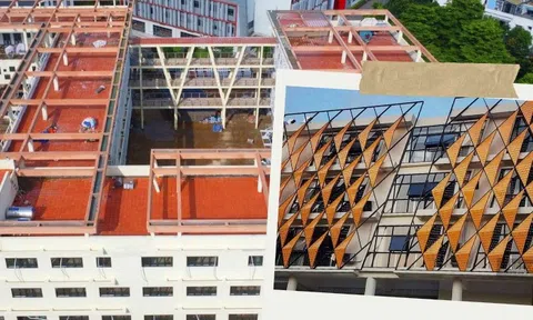 Lại thêm tin vui cho phụ huynh - học sinh Hà Nội: 1 ngôi trường mới, thiết kế rực rỡ, trị giá 250 tỷ đồng SẮP XÂY XONG!