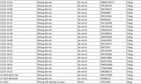 86 chủ xe được phát hiện qua camera AI có biển số sau nhanh chóng nộp phạt nguội theo Nghị định 168