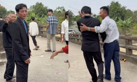 Clip cha không nỡ buông tay con gái về nhà chồng khiến dân mạng rưng rưng