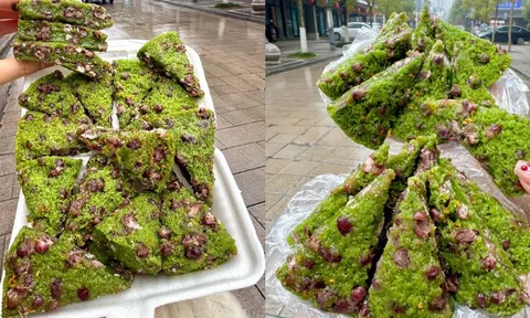 Tưởng là matcha nhưng không phải: Món bánh "xanh mướt" dẻo quẹo đang khiến hội chị em mê đồ Trung lùng sục
