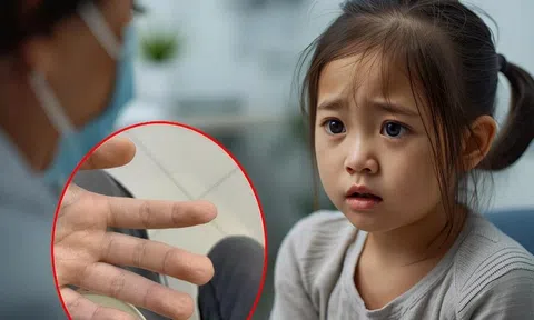 Bé gái được bố đưa đến khám vì ho hơn 2 năm không dứt, bác sĩ yêu cầu bé nhúng tay vào nước và kết quả vỡ òa