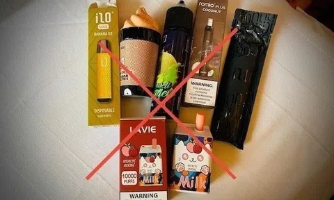 Chính thức cấm kinh doanh thuốc lá điện tử từ 2026