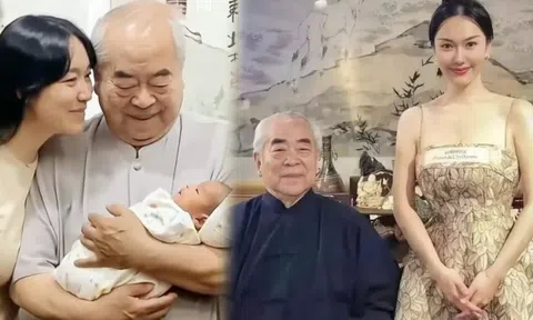 Họa sĩ đắt giá nhất Trung Quốc gây sốc: Chào đón con trai ở tuổi 87, trao toàn quyền gia đình cho vợ kém 50 tuổi