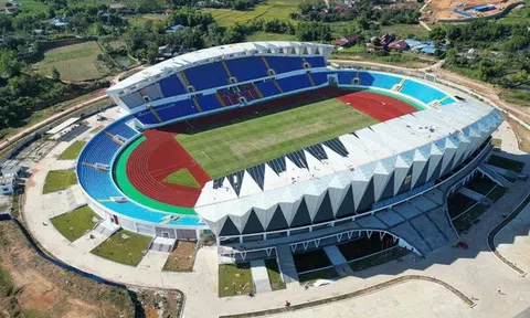 Toàn cảnh sân vận động hơn 500 tỷ đồng công trình thể thao lớn nhất miền núi phía Bắc