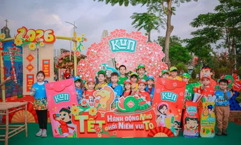 Tết Kun 2026: Hành động nhỏ, hái niềm vui to – điểm hẹn của hàng triệu trẻ em Việt