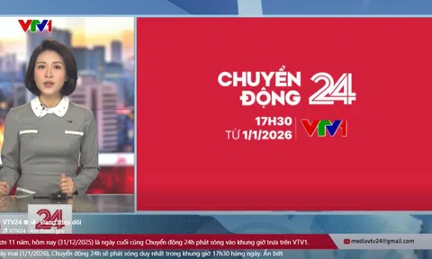 Bỏ bản tin Chuyển động 24h trưa từ ngày 1/1/2026