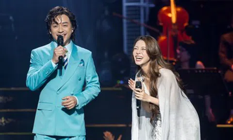 Khán giả bật cười với màn đưa đẩy của ca sĩ Bùi Lan Hương, Tuấn Hưng