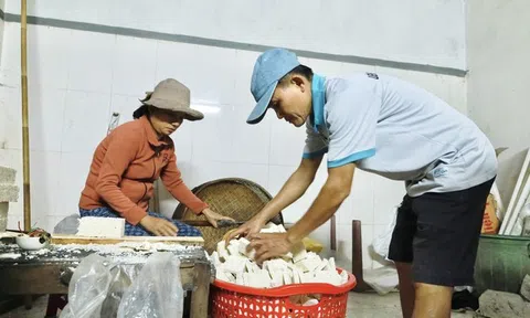 Làng bánh đặc sản của xứ Quảng rộn ràng vào vụ Tết, đơn hàng tăng gấp ba