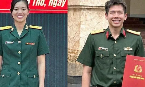 Ánh Viên 27 tuổi thăng hàm trung tá, em trai 19 tuổi trung uý quân nhân chuyên nghiệp: Nhà này đỉnh quá!