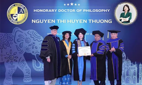 CEO Nagakawa nhận Tiến sĩ danh dự Đại học quốc tế Hoa Kỳ (IAU)