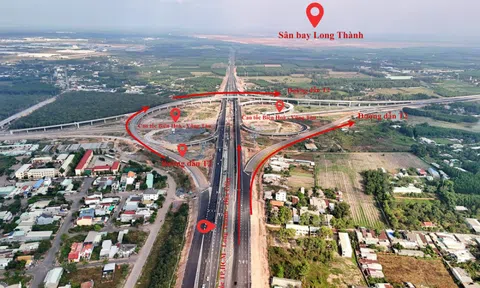 Hai siêu nút giao nối cao tốc với sân bay Long Thành tăng tốc về đích