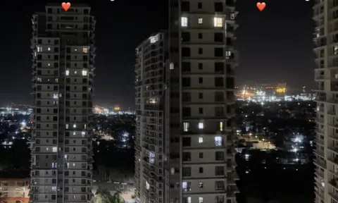 Cảnh tượng các toà chung cư sau chiến thắng của U23 Việt Nam khiến vị khách ngoại quốc ngơ ngác