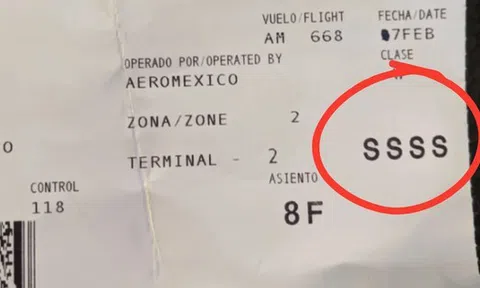 Ký hiệu "SSSS" đáng sợ trên thẻ lên máy bay: Vì sao không ai mong muốn nhìn thấy dòng chữ này?