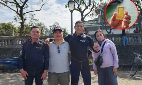 Vụ đánh rơi 2 cây vàng xuống sông Hương: Đã tìm thấy cả 2, chủ nhân lên tiếng