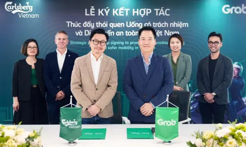 Carlsberg Việt Nam và Grab thúc đẩy uống trách nhiệm, di chuyển an toàn