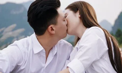 Phía sau cảnh hôn của Huyền Lizzie và Hà Việt Dũng