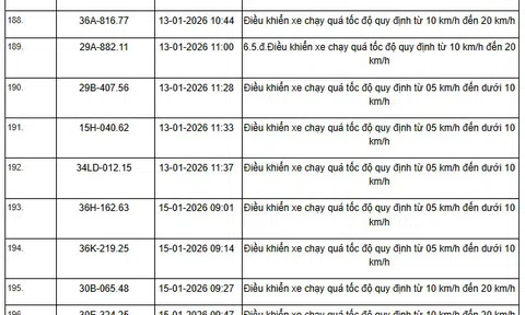 359 chủ xe máy, ô tô có biển số sau nhanh chóng nộp phạt nguội theo Nghị định 168