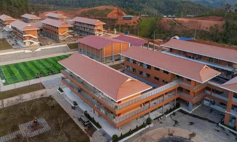 Cận cảnh trường phổ thông hiện đại nhất biên giới phía Bắc: Rộng 6,88 ha, vốn đầu tư 230 tỷ đồng