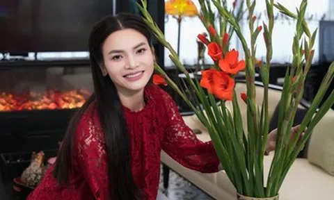 Ngắm nhà NSND Phạm Phương Thảo và Sao Việt đón Tết tràn sắc xuân