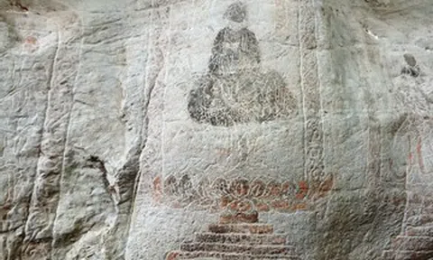 Chiêm ngưỡng 18 tranh khắc ma nhai La Hán trên vách động duy nhất ở Việt Nam